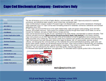Tablet Screenshot of capecodbiochemical.com